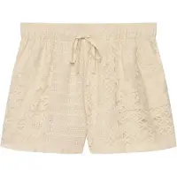 Superdry for woman. W7110516A Beige Lace Shorts (S), Casual, Cotton