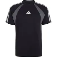 Adidas Toiminnallinen paita 'Seasonal Essentials Colorblock' tummanvihreä / musta / valkoinen