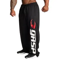 Gasp Original Mesh Pants, Black/Red L