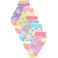 Next Sukat 'Einhorn' keltainen / meleerattu harmaa / laventeli / vaalea pinkki / munankuori