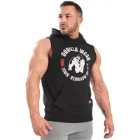 Gorilla wear Marshall Sleeveless Hoodie, Black