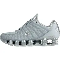 Nike Matalavartiset tennarit 'Shox' basaltinharmaa / hopea