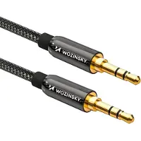 Wozinsky UNIVERSAL CABLE MINI JACK 2X AUX CABLE 3 M BLACK