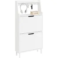 SoBuy Kenkäkaappi FSR221-W Valkoinen