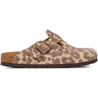 Birkenstock Boston Print Leve Leo Sandcastle - Beige - 37