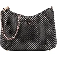 GUESS Zalina Top Zip Shoulder Bag - Black - ONE SIZE