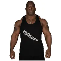 Gasp Vintage T-back, Black XXL