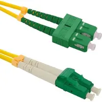 Qoltec Kuituoptinen laastari Sc/apc-lc/apc Sm 9/125 G652d Duplex 5m