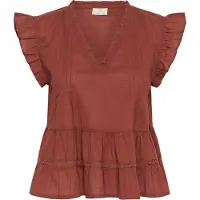 Kaffe Kavalerie Top - Brown - 46