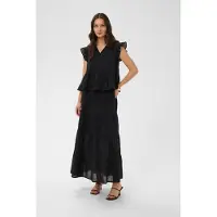 Kaffe Kavalerie Top - Black - 44