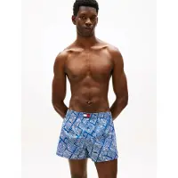 Tommy Hilfiger 3P Woven Boxer Print - Navy - M