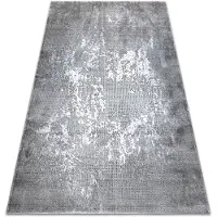 Rugsx Alfombra moderno acrílica VALENCIA 9993 marfil / gris 80x150 cm