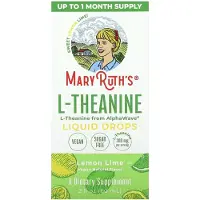 MaryRuth Organics L-Theani nestemäiset tipat, sitruuna-lime - 60 ml