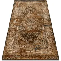 Rugsx Alfombra de lana SUPERIOR NURI color coñac 135x200 cm