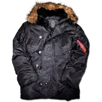 Alpha industries Talviparka 'N3B' musta