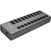 ITEC USB 3.0 -keskitin - - Virta 10 USB 3.0 -portilla ja 48 W virtalähteellä
