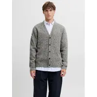 Jack & Jones Jprblasimon Souffle Knit Cardigan - Grey - M