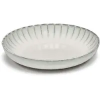 Serax Inku Deep Plate Medium White - Syvät lautaset Kivitavara Valkoinen - B5123103-001