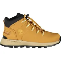 Timberland unisex for kids. TB0A2G7M2311 Leather boots Sprint Trekker Mid Lace Up yellow (28), Flat, Laces, Casual, children's fashion