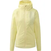 Haglöfs Women's L.I.M Mimic Barrier Hood Yellow Rise Synteettiset välikerrostakit M