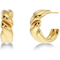 Edblad Twist Hoops L Gold korvakorut 127939