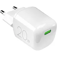 Puro – Wall charger GaN 20W 1xUSB-C, white (PUFCMTCUSBC20WGWHI)