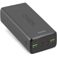 SBS POWERBANK 30000MAH 2X USB-A + 2X USB-C (TTBB30000PD20K)