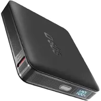 SBS POWERBANK 5000 MAH LCD, 1XUSB-C 10W, BLACK (TEBB5000HDLCDK)