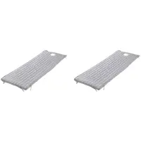 ISTOVO 2X Mattress Cover for Massage Table Bed with Hole, Beauty Salon Pad, Non-Slip Cushion 185X70cm Gray Bed Pad Thickness 2mm