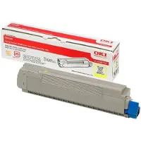 OKI 43487709 -laservärikasetti, keltainen