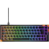Cherry K5 PRO TMR COMPACT, Langallinen, USB, Mekaaninen, QWERTZ, RGB LED, Musta, Oranssi (G8E-24200LACADE-2)