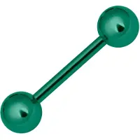 Wildcat Dark Green Anodised -lävistyskoru - 1,6 mm, 25,0 mm, 5,0 mm, Hell-Grün