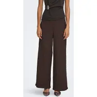 ONLY Onlerikka Hw Wide Crinkle Pant Pnt - Brown - XL x 32