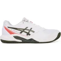 Asics for man. 1041A547 GEL-Dedicate 9 Clay white sneakers (41.5), Fabric, Flat, Laces, Casual, Sport