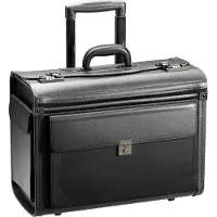 D&N Business & Travel 2-pyöräinen Lentäjän matkalaukku 23 cm Musta