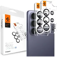 Spigen Samsung Galaxy S26 Ultra Glas.tR Ez Fit Optik Pro Kameralinssin Panssarilasi - 2 Kpl. - Musta