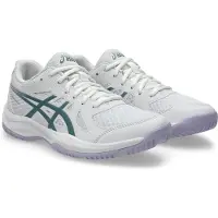 Asics for woman. 1072A107 Upcourt 6 white sneakers (39.5), Flat, Laces, Casual, Sport, Multisport