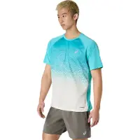 Asics Road Fade T-shirt Blue White, Size L