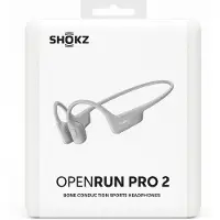 Shokz Knochenschall Kopfhoerer OpenRun Pro 2 Silver (S820SI)