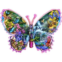 Sunsout - Puzzle Butterfly Waterfall - 1000 pala