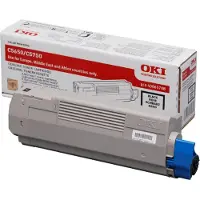 OKI 43865708 -laservärikasetti, musta