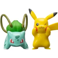 Pokémon Battle Figure 2-p Bulbasaur & Pikachu