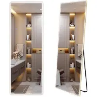 REA LED SEINÄPEILI Classico 60x170cm Brush Gold
