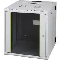 Digitus 16U WALL MOUNTING CABINET, UNIQUE, 820X600X600 MM DOUBLE SECTIONED, PIVOTABLE, GREY (RAL 7035) (DN-19 16-U-3)