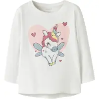 Name it Pusero - NmfVix - Bright White/Unicorn Heart - - 3 v (98) - Puserot