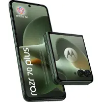 Motorola razr 70 plus 12/512 Gt -puhelin, tummanvihreä