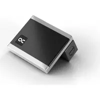 Alphacool Eisblock Aurora 180° Terminal, musta/kromi