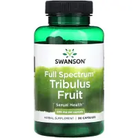 Swanson Health Tribulus-hedelmä täysin spektrillä, 500 mg - 90 kapselia