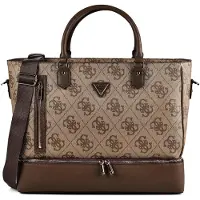 GUESS Berta Shopperit 41 cm Kannettavan tietokoneen taskun syvyys Ruskea