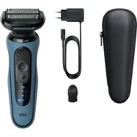 Braun Series 5 52-A1000s märkä- ja kuiva-ajoon -parranajokone, sininen